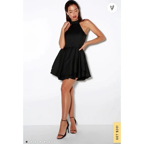 lulus black skater dress Fun Black Skater Dress - Strappy Skater Dress - Homecoming Dress